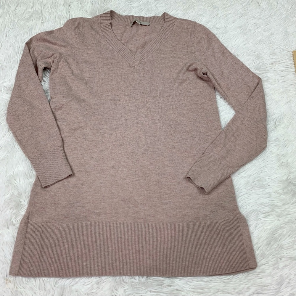 LOFT long sleeve V-Neck tunic Sweater
